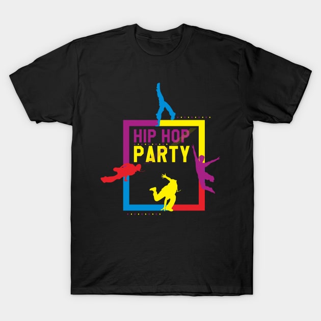 Hip Hop Party T-Shirt by Degiab